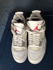 AUTENTICO Air Jordan 4 Bianco