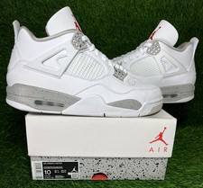 Uomo 10-Jordan 4 Retro Bianco