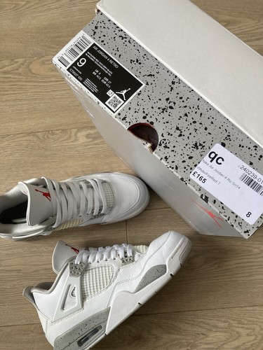 Nike air jordan retro - 4, white